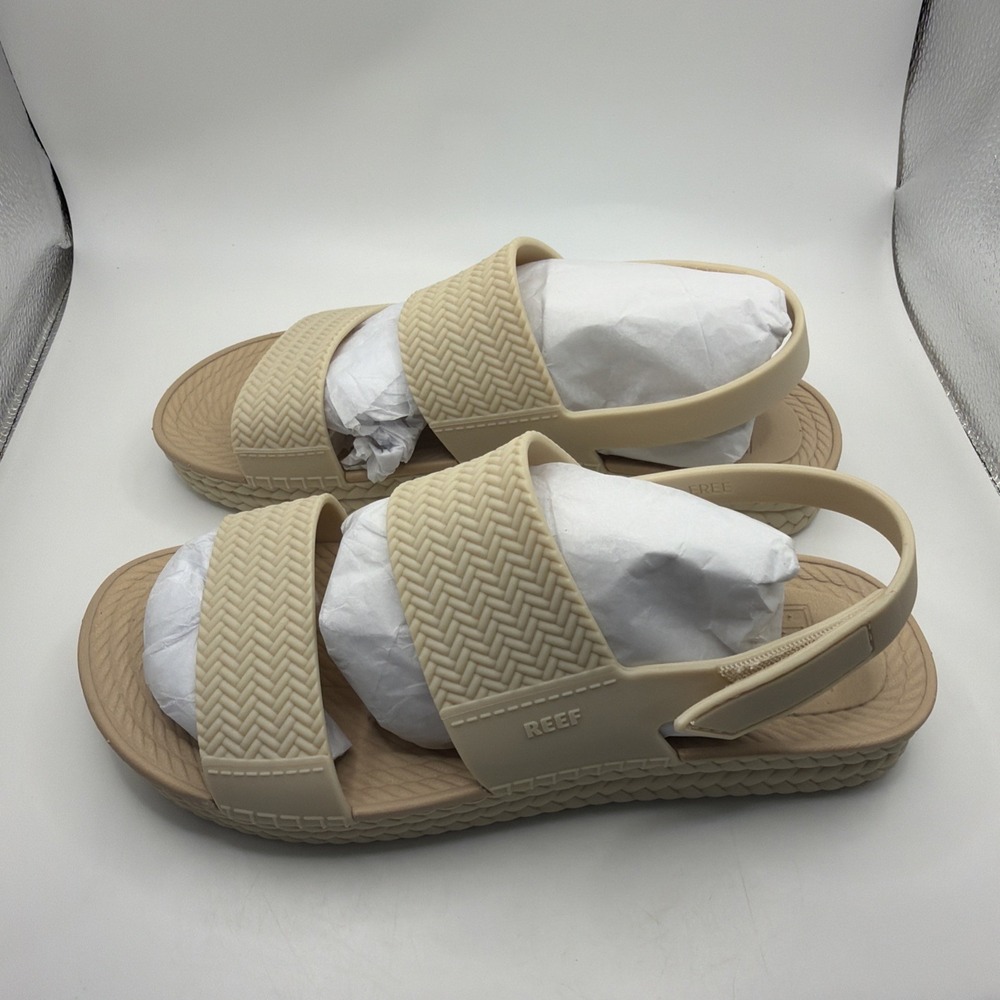 Reef Water Vista Women's Waterproof Sandals Nude/Tan size 8 New - Picture 4 of 13